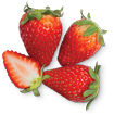 Butter Braid Fundraising Strawberry Cream Cheese icon - bunch of strawberries